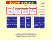 Tablet Screenshot of drukwerkvoordeel.nl